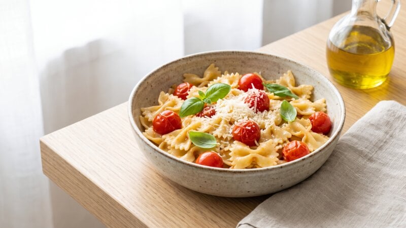 Hoe heet de boogvormige pasta?