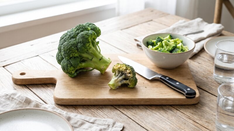 Kun je beschimmelde broccoli eraf snijden?