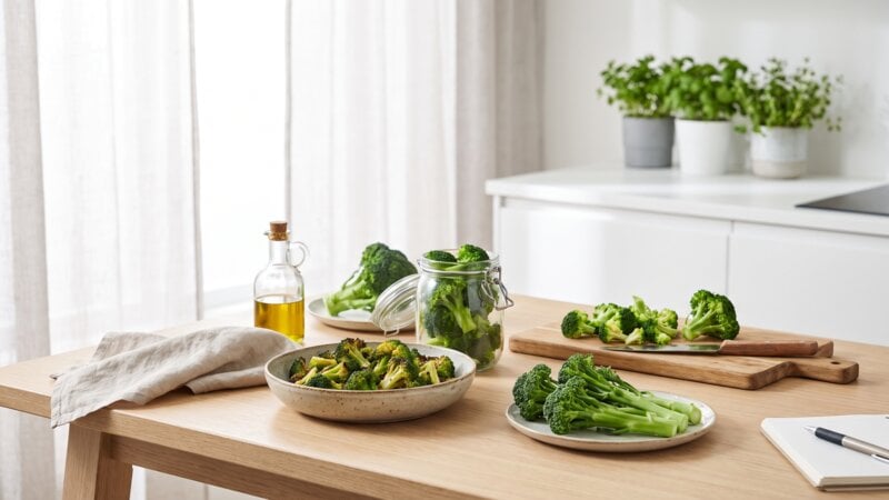 Hoe vaak broccoli per week?
