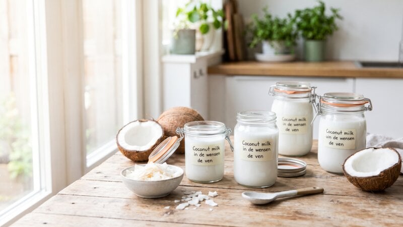 Welke kokosmelk is het meest gezond?