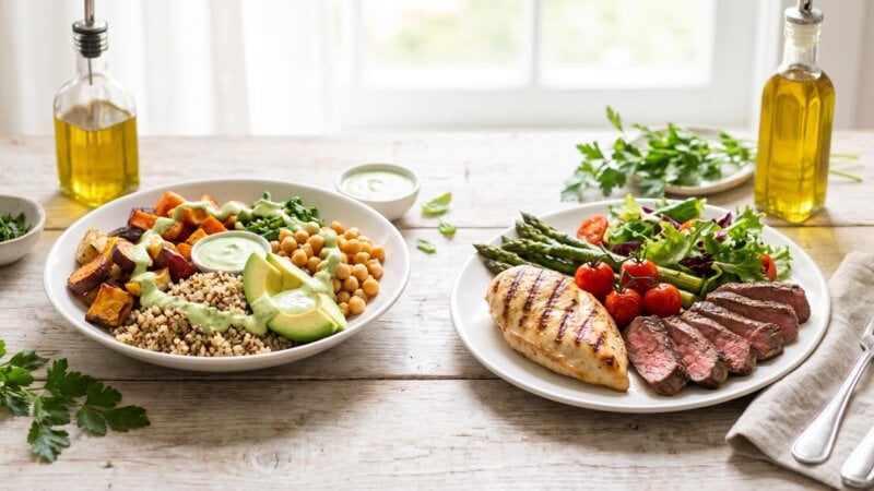 Wat is gezonder, vegetarisch of vleesetend?