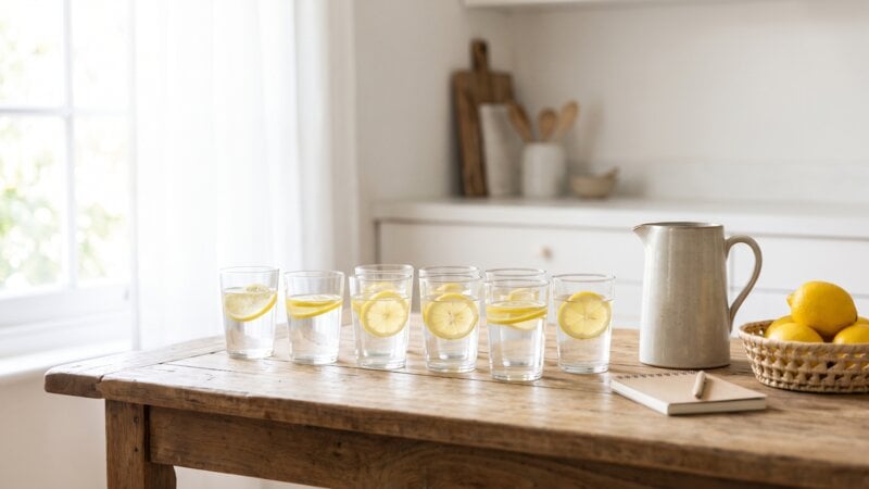 Wat gebeurt er als je zeven dagen lang elke ochtend citroenwater drinkt?