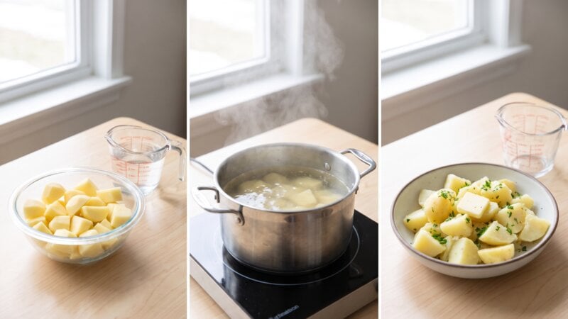 Nemen aardappelen water op tijdens het koken?