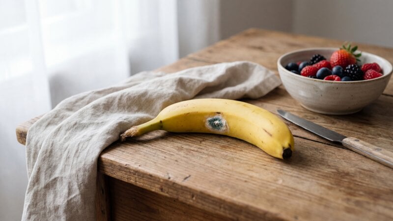 Kun je ziek worden van een beschimmelde banaan?