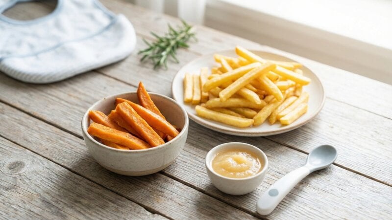 Wanneer mag een baby patat eten?