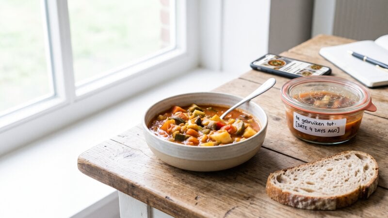 Is het oké om voedsel te eten dat 4 dagen over de datum is?