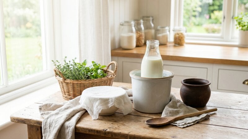 Hoe voorkom je dat melk bederft als je geen koelkast hebt?