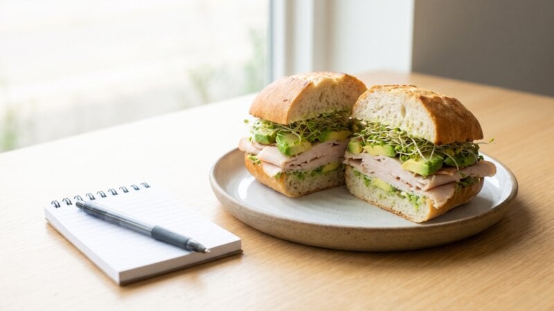 Hoeveel calorieën heeft 1 sandwich?