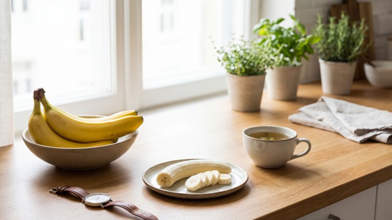 Vanaf welk tijdstip kun je beter geen banaan eten?