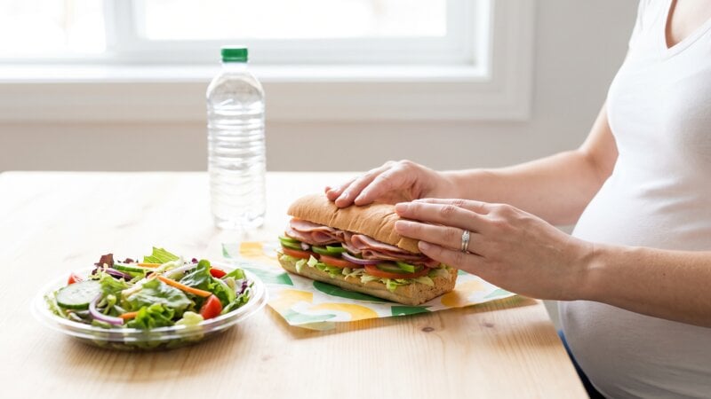 Wat kun je bij Subway eten als je zwanger bent?