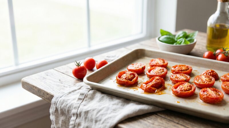 Waarom zijn mijn geroosterde tomaten zo papperig?