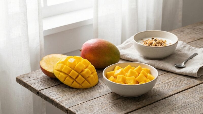Mag ik een hele mango opeten?