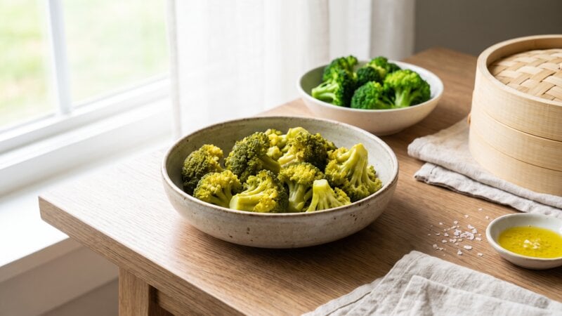Kun je broccoli te lang stomen?