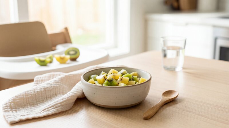 Mag mijn baby van 9 maanden kiwi eten?