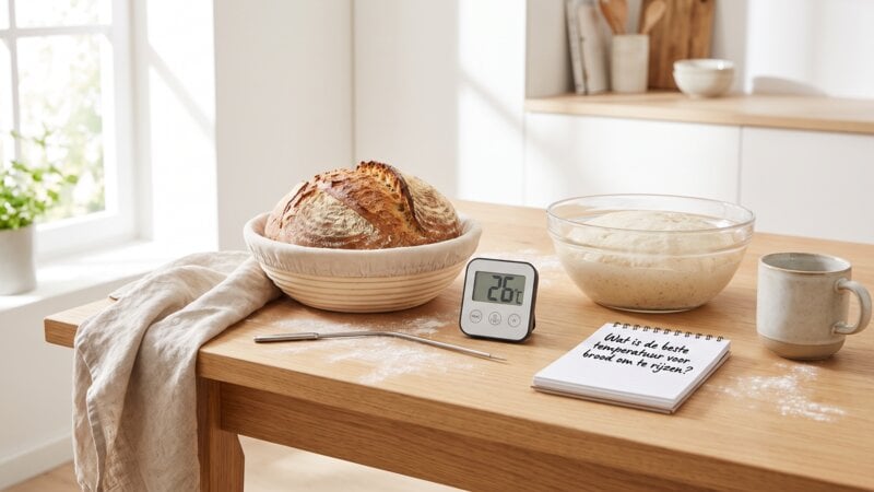 Wat is de beste temperatuur voor brood om te rijzen?