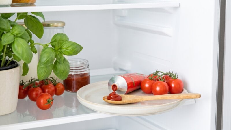 Hoe lang kan ik tomatenpuree in een tube in de koelkast bewaren?