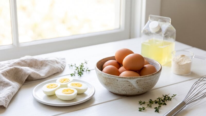 Hoeveel eieren moet ik eten voor 20 gram eiwit?