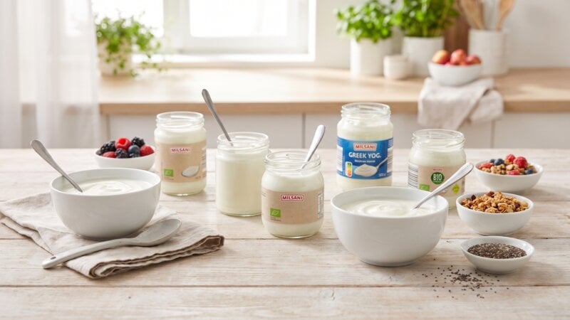 Wat is de gezondste yoghurt bij Aldi?