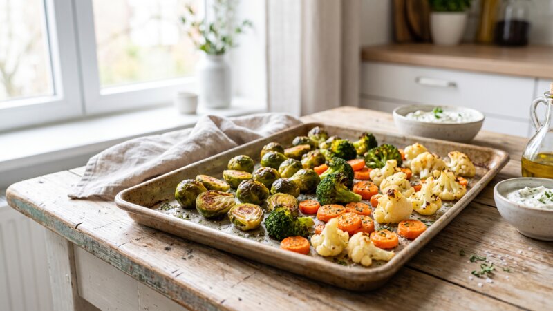 Kan ik bevroren groenten in de oven roosteren?