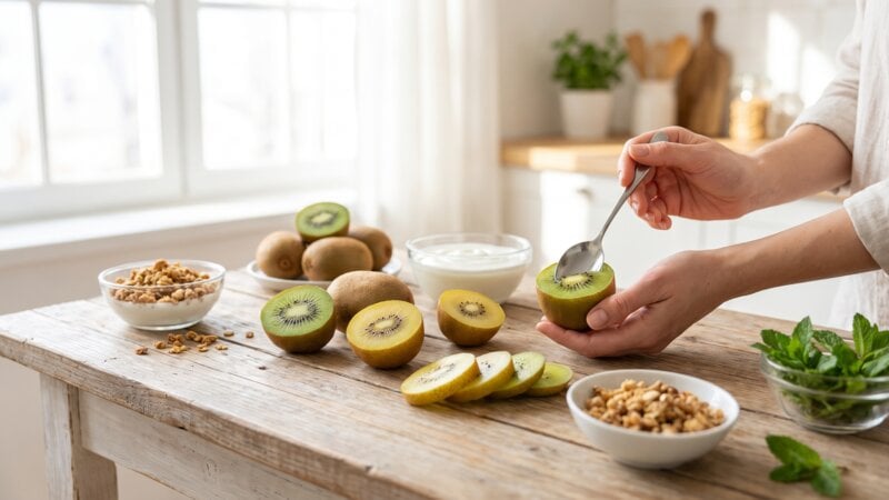 Wat is het beste moment om een kiwi te eten?