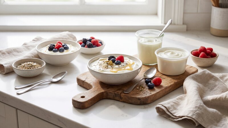 Welke Griekse yoghurt bevat weinig suiker?