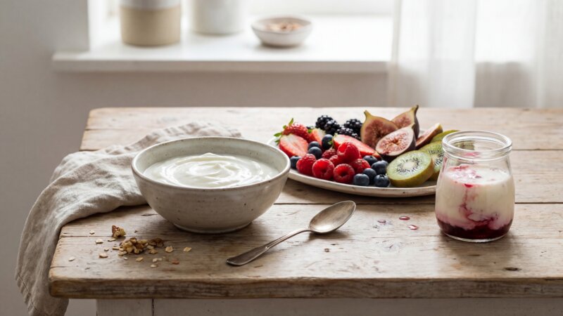 Waarom geen fruit met zuivel?