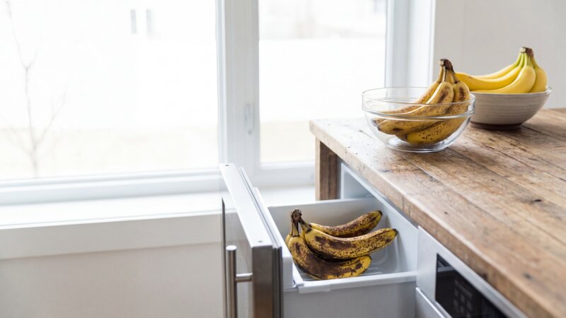 Waarom bederven bananen sneller in de koelkast?