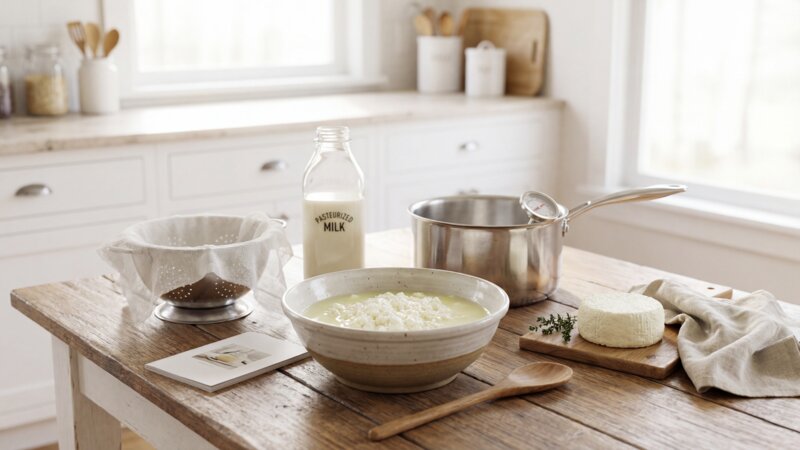 Kan je kaas maken van gepasteuriseerde melk?