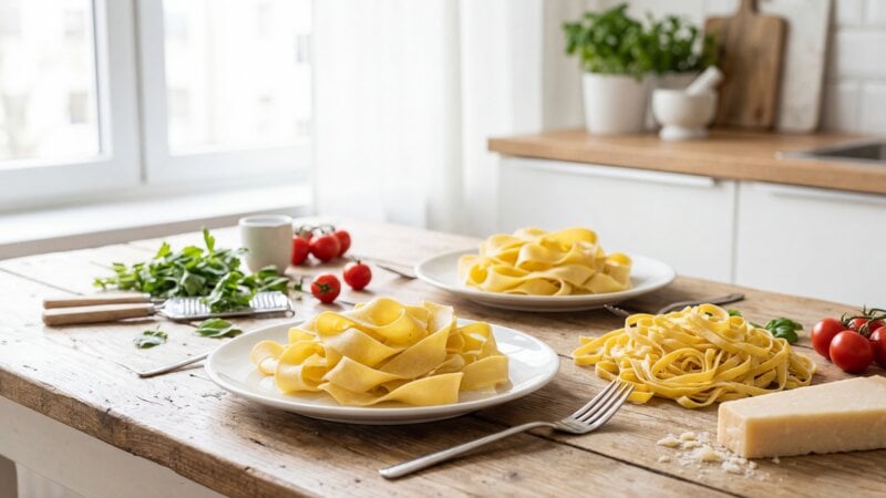 Welke pasta is vergelijkbaar met pappardelle?