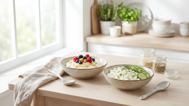 Wat is het gezondste, ricotta of cottage cheese?
