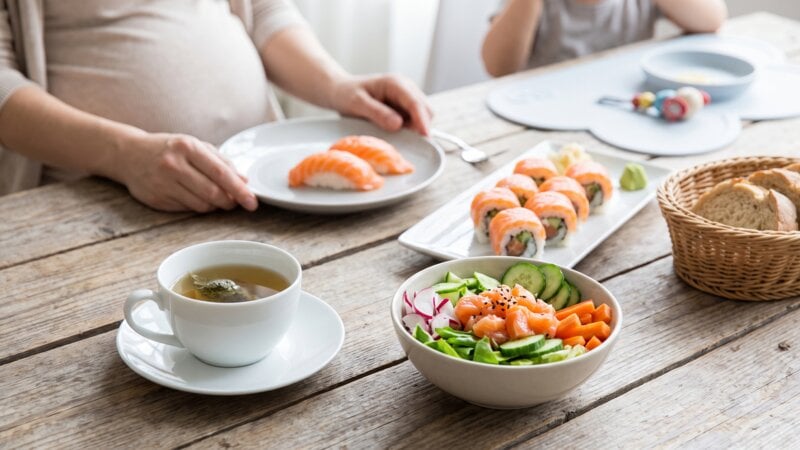 Wie mag geen rauwe zalm eten?