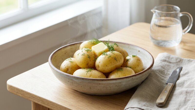 Hoe maak je lekkere gekookte aardappelen?
