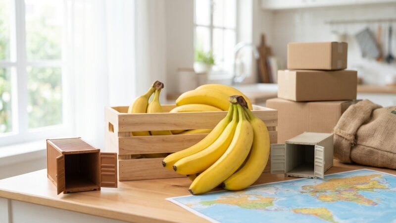 Hoe worden bananen vervoerd?