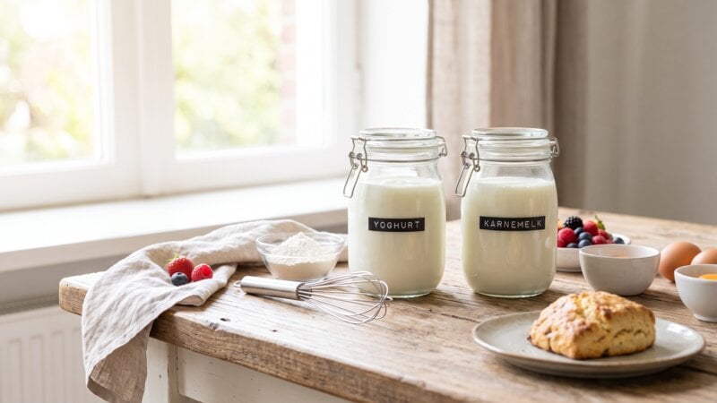 Kan yoghurt karnemelk vervangen?