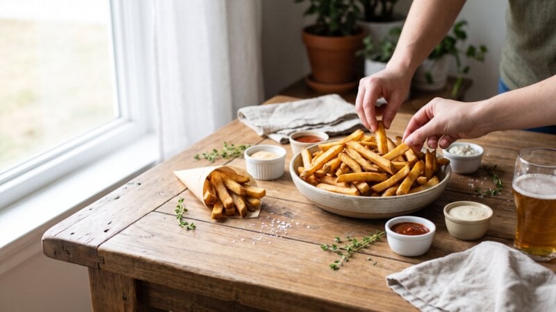 Hoeveel friet eet een persoon?