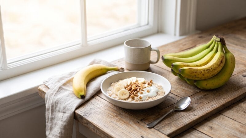 Wat is de beste tijd om een banaan te eten?