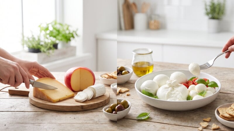 Wat is gezonder, kaas of mozzarella?