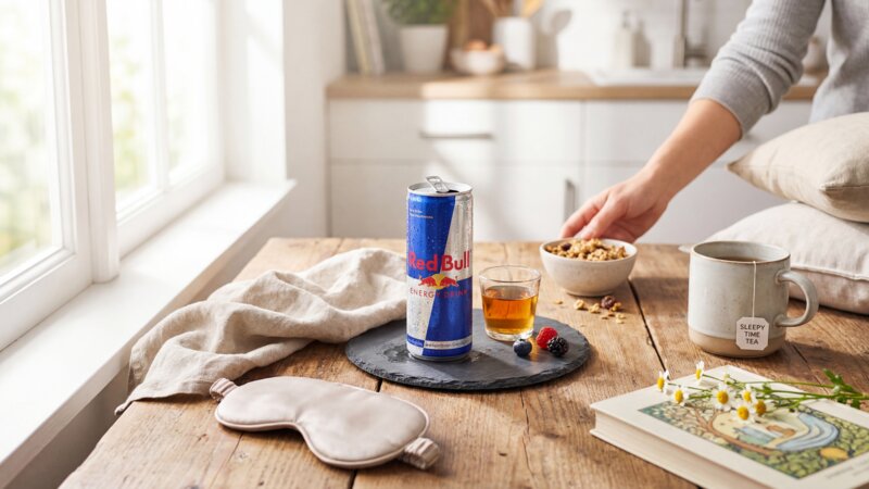 Kan je slapen na Red Bull?