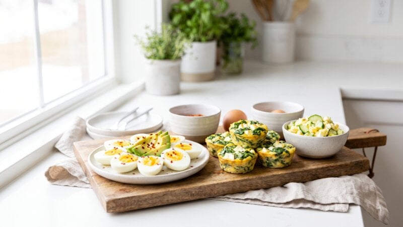 Wat is een gezonde snack met ei?