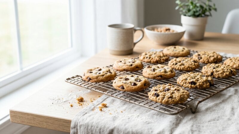 Kan je koekjes bakken op een rooster?