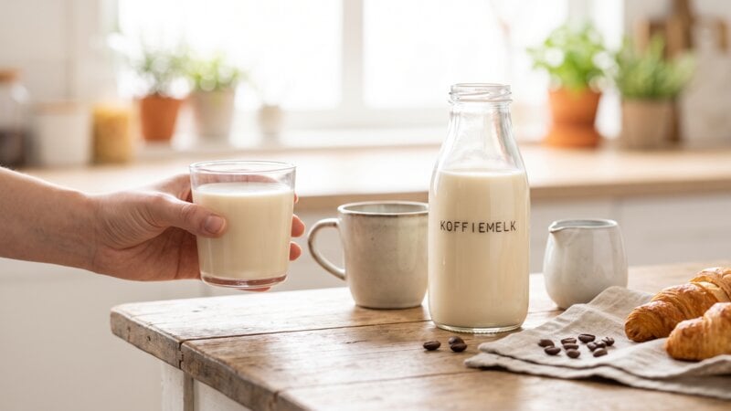 Kan je koffiemelk gewoon drinken?