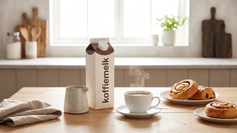Kan koffiemelk over datum?
