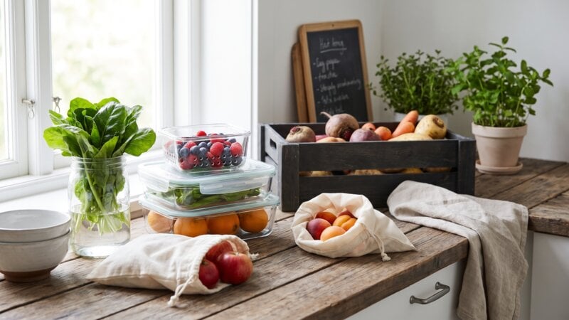 Hoe bewaar je thuis je groenten en fruit het langst?