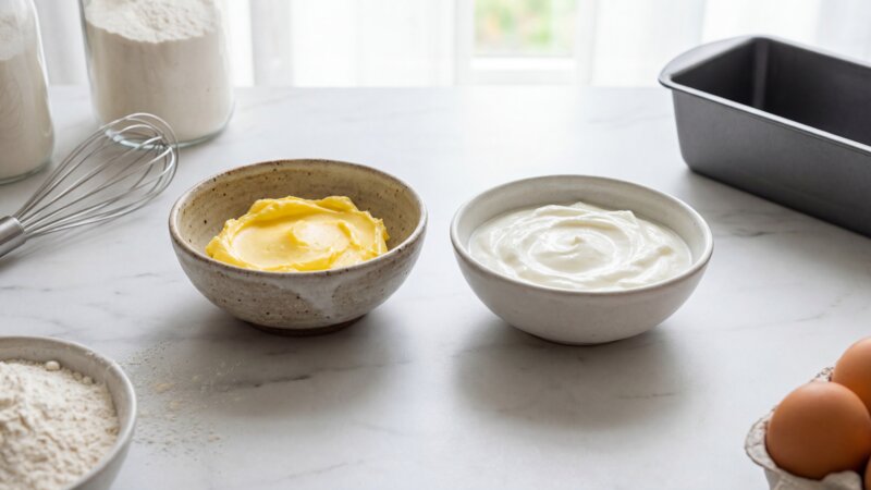 Kan ik yoghurt in plaats van boter gebruiken?