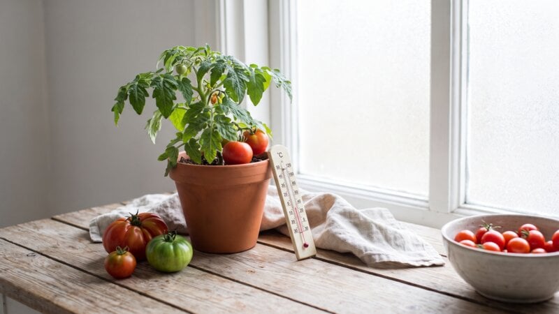 Hoe koud mogen tomatenplanten staan?