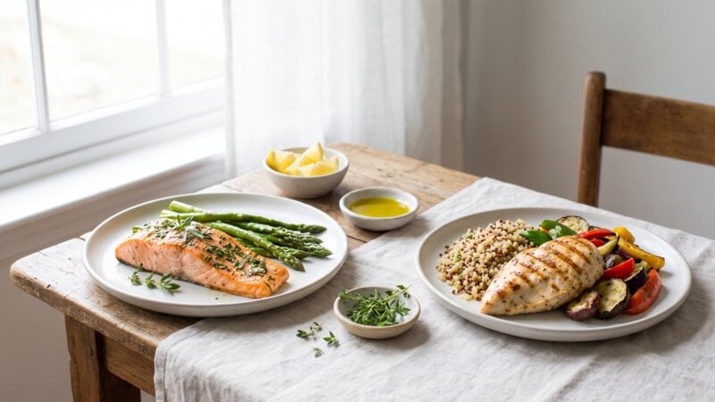 Wat is beter, zalm of kip?