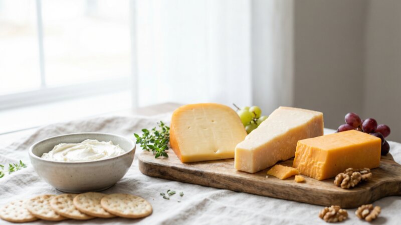 Welke kaas zit geen lactose in?