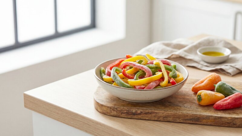 Kan je bevroren paprika eten?