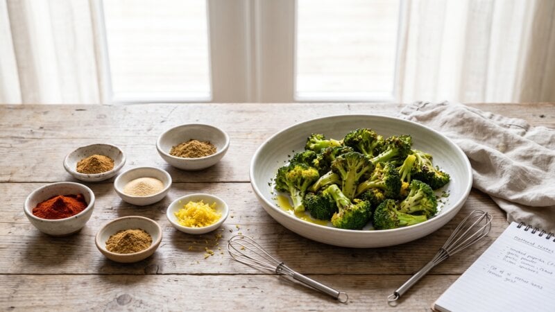 Hoe kan ik broccoli lekker kruiden?