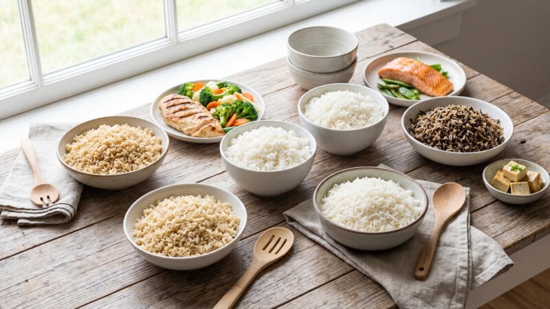 Welke rijstsoort is het beste om spiermassa op te bouwen?